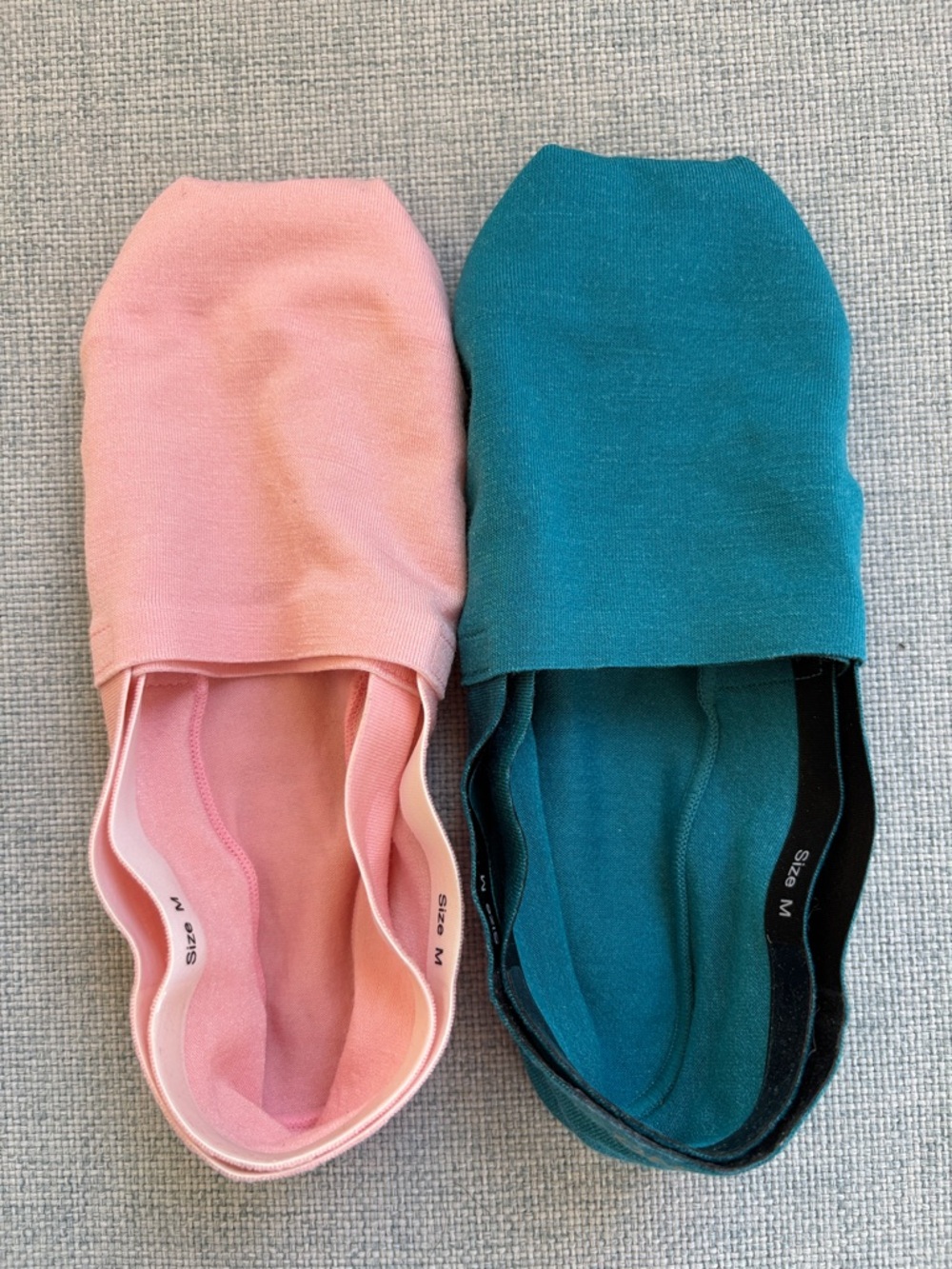 2 pair ONDO no-show socks merino wool size medium
